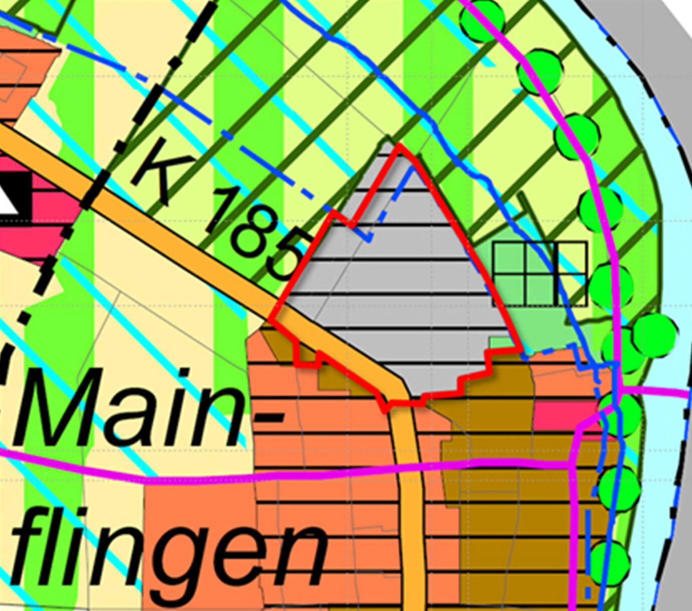 Auszug Regionaler Flächennutzungsplan