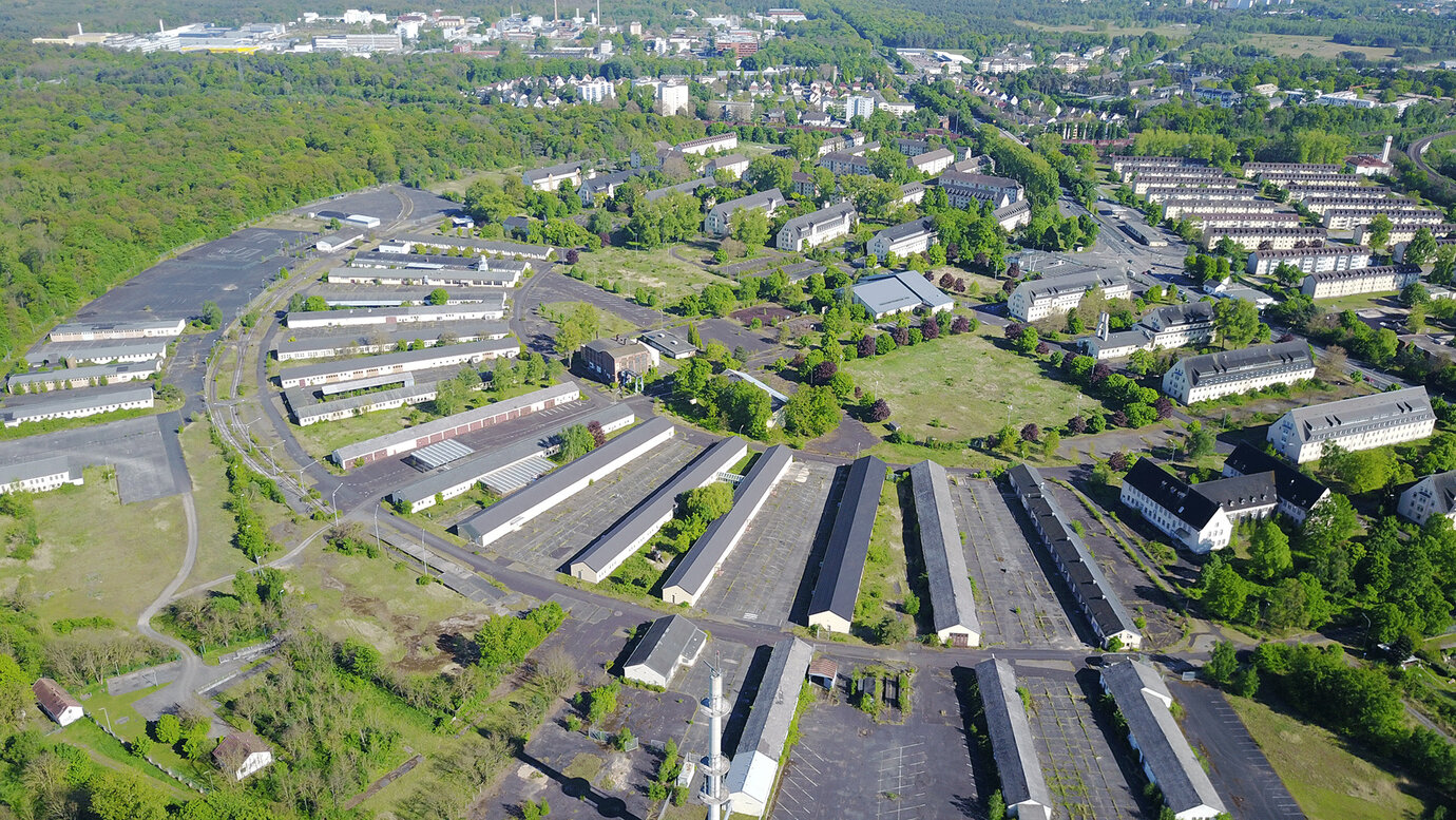 Luftbild Pioneer-Kaserne, Mai 2017