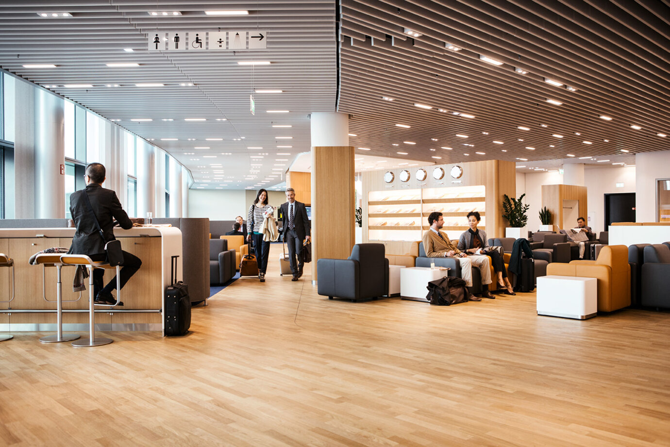 Business-Lounge, Non-Schengen-Bereich