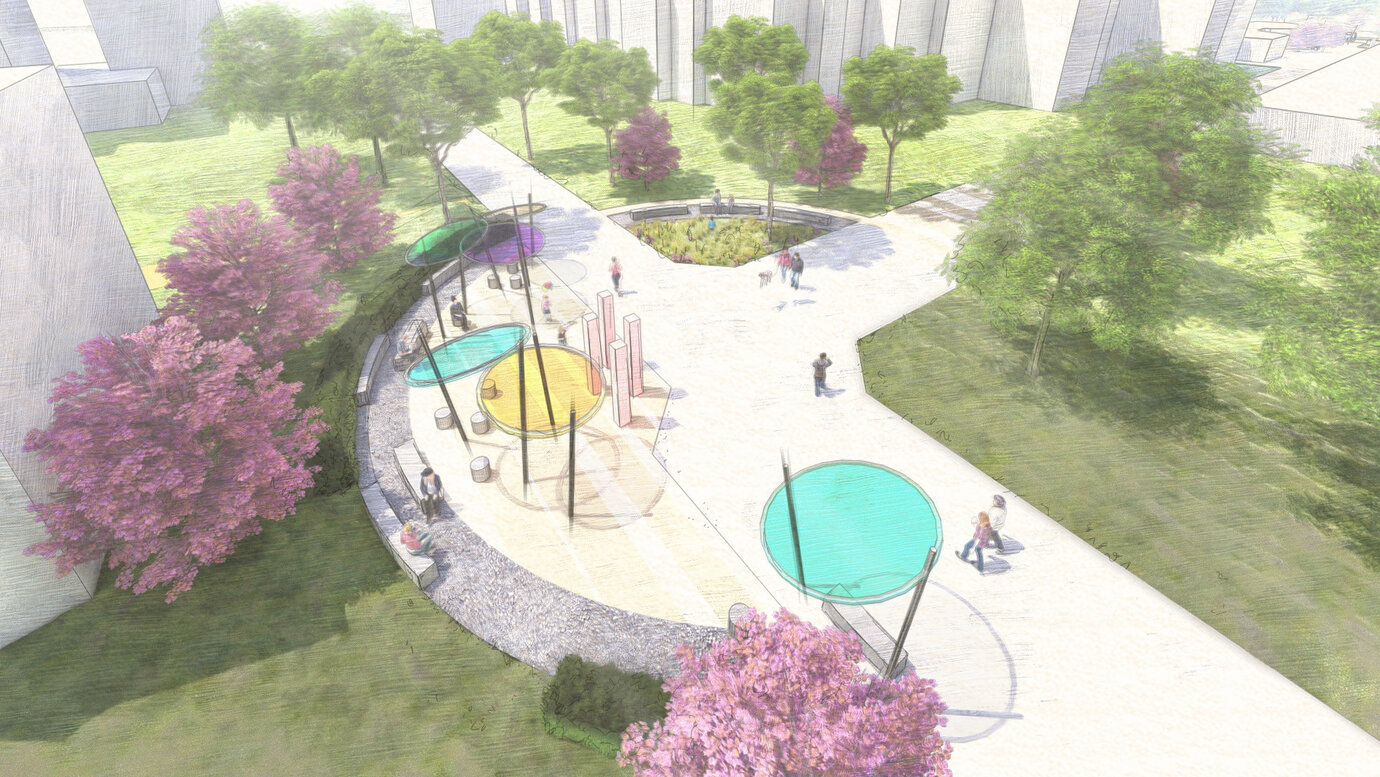 Visualisierung zentrale Plaza