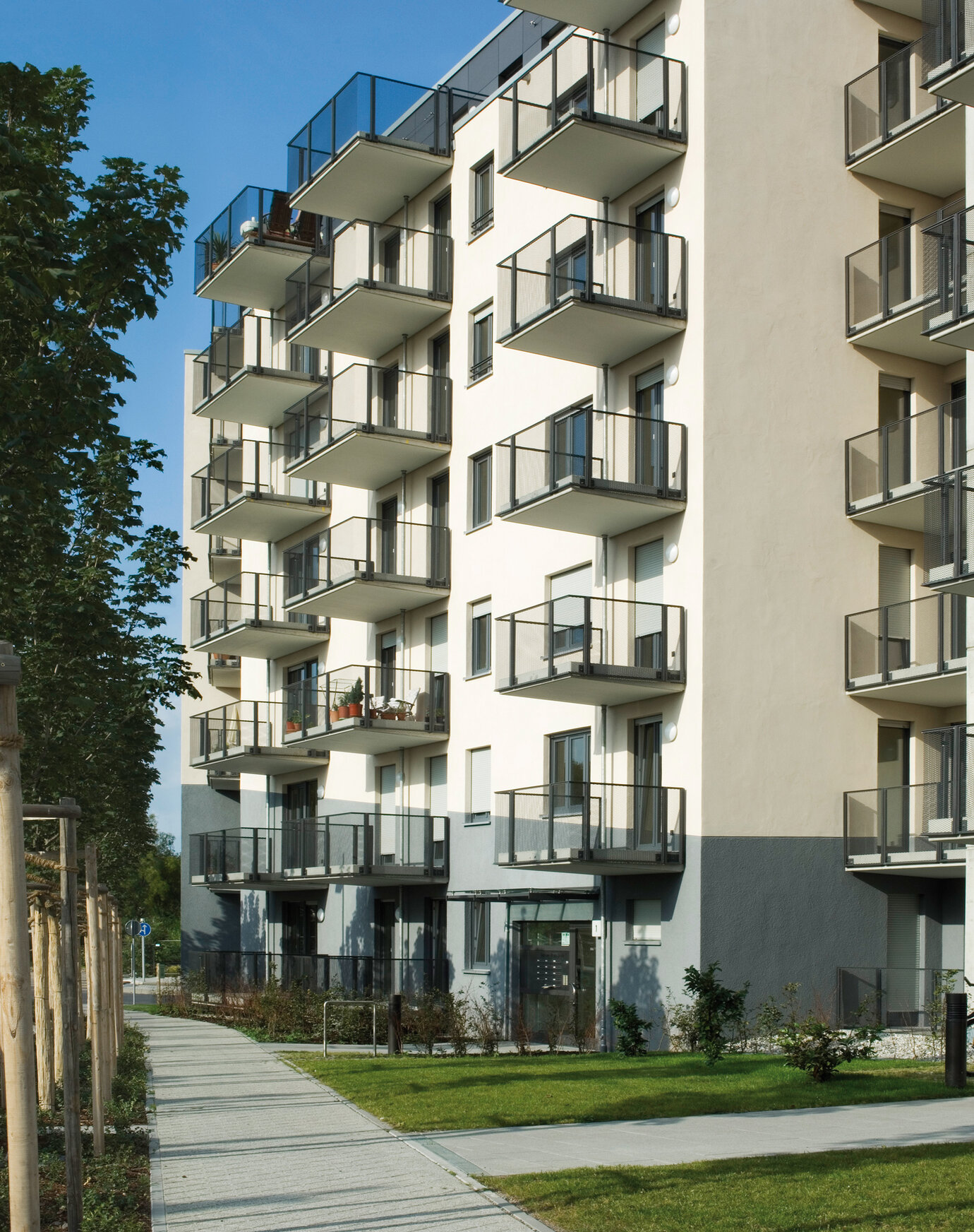 Balkon- und Fassadendetails