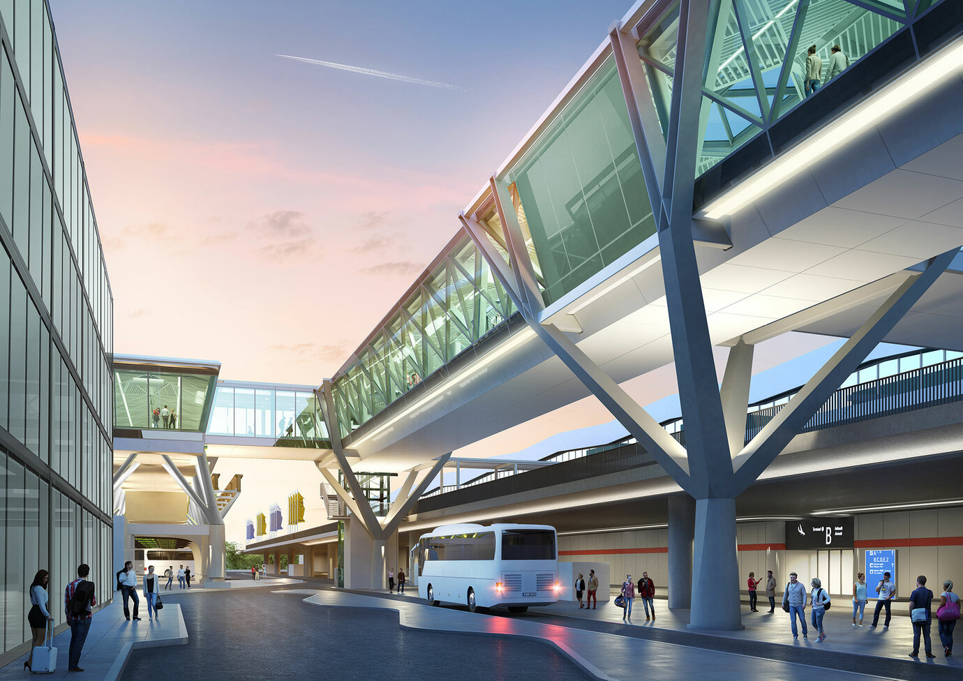 PTS Station F, Modul 2: Blick von Nordwesten